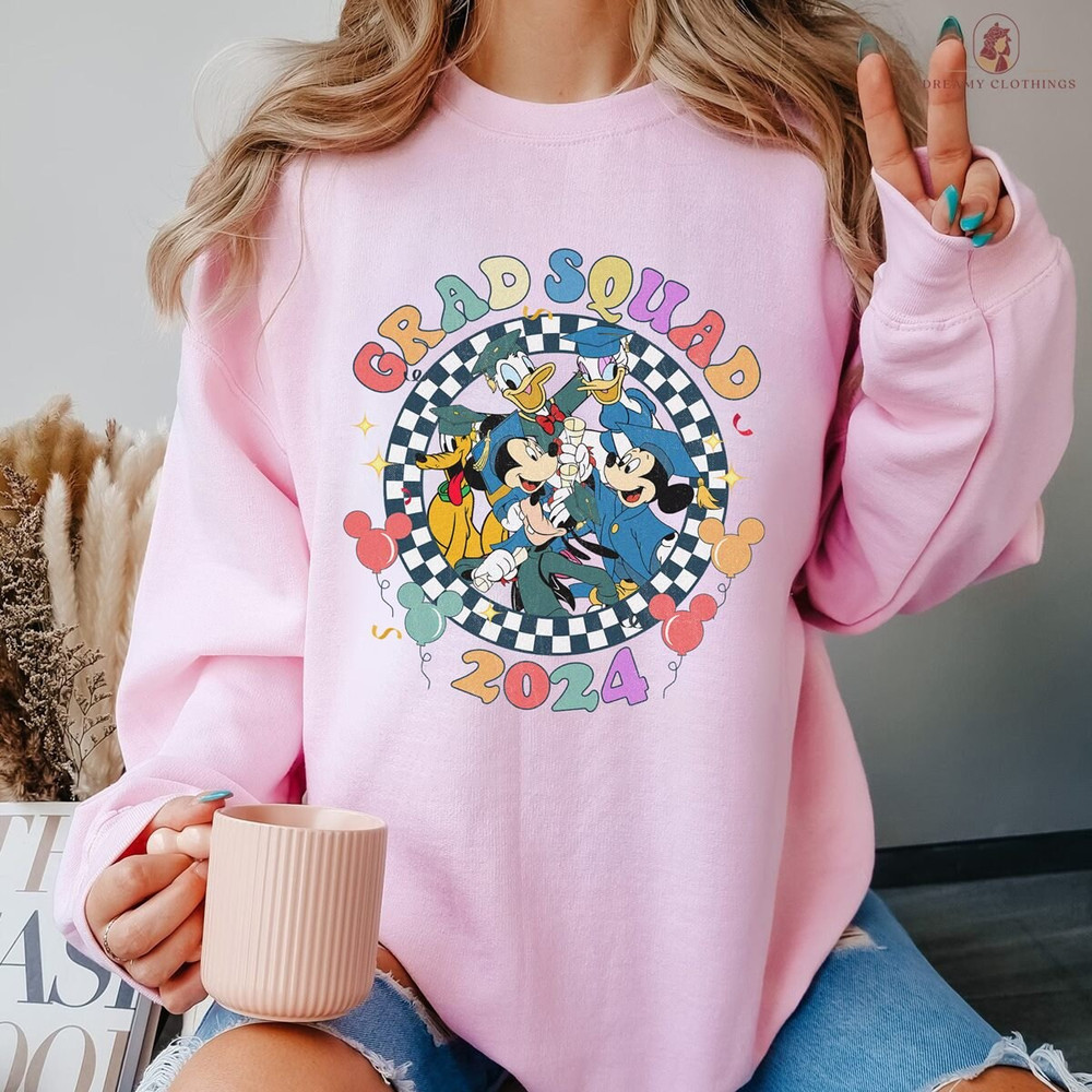 Mickey and Friends Squad 2024 Shirt  Disneyland Graduation Shirt  Class Of 2024  Senior Graduation Shirt  Mickey and Friends Squad Shirt.jpg