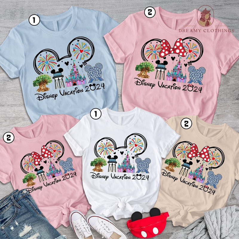 Mickey Minnie Disneytrip 2024 Shirt, Disneyland Family Vacation Trip Shirt, Disneyworld Epcot Shirt, Couple Matching Shirt, Mouse Ears Shirt.jpg