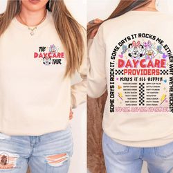 minnie and daisy daycare providers shirt the daycare tour s