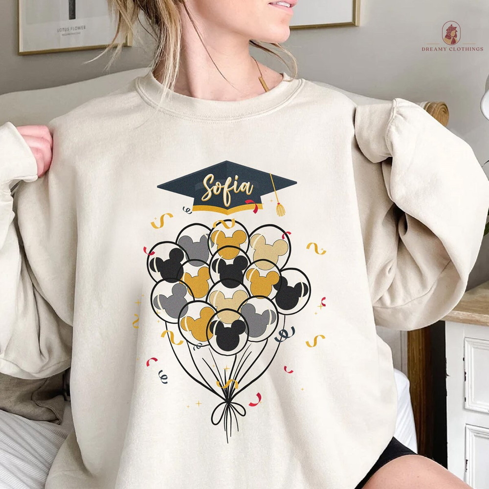 Personalized Mouse Graduation 2024 Shirt  Graduate Mickey Balloons Shirt  Grad Trip Shirt  Graduation Gifts  Senior 2024 Shirt.jpg