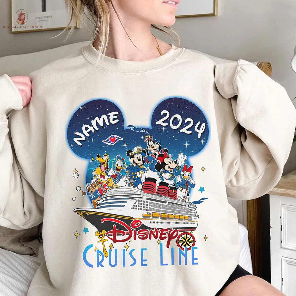 Vintage Disneyland Cruise Line 2024 Shirt  Mickey and Friends Cruise Matching Shirt  Magic Kingdom Cruise Line  Family Vacation Shirt.jpg