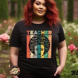 black teacher woman shirt, custom teacher sportive t-shirt, teacher sweater, teacher lover sweater