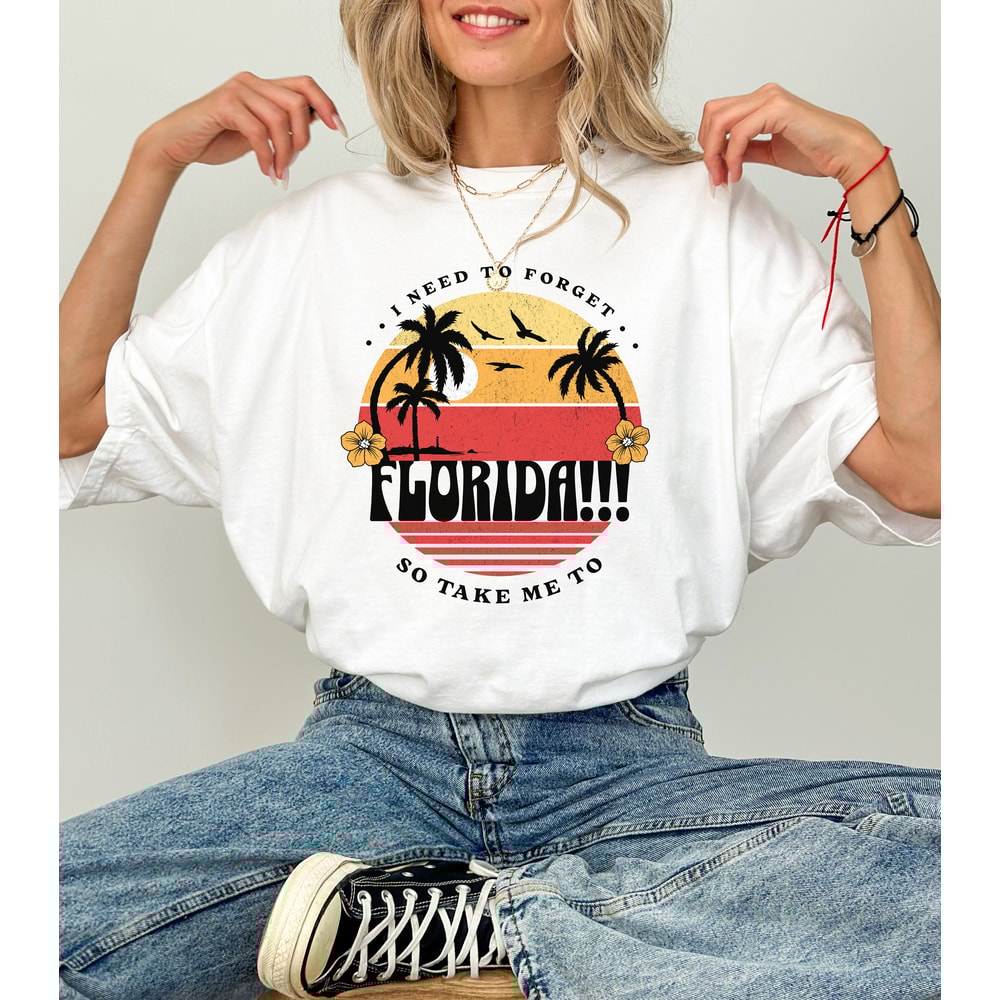 Florida!!! Lyrics The Tortured Poets Department Lyrics TTPD Era I Need To Forget So Take Me To Florida Shirt for Swifties 1.jpg