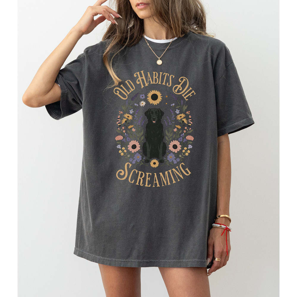 The Tortured Poets Department  TTPD Era  Old Habits Die Screaming  The Black Dog Lyrics Shirt for Swifties.jpg