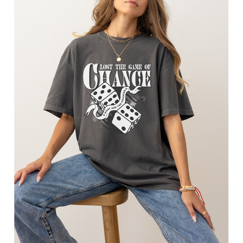 The Tortured Poets Department Lyrics  How Did It End Lyrics  TTPD Era  Loss The Game Of Chance What Are The Chances T-Shirt for Swifties.jpg