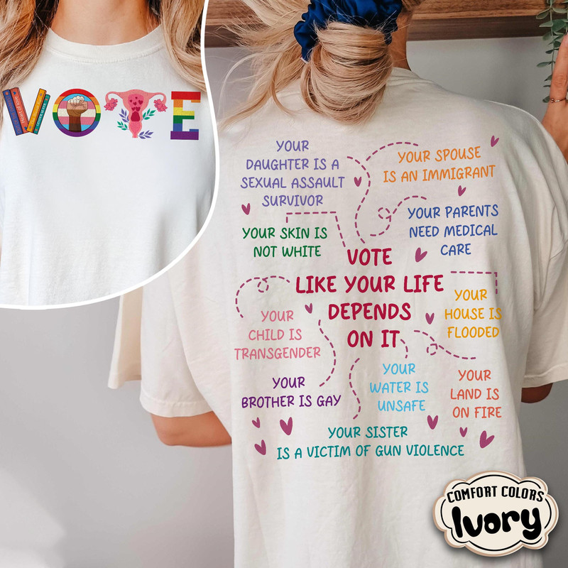 Vote Like Ruth Sent You Comfort Colors Shirt, Election 2024 Shirt, Vote Shirt, Pro Choice Shirt, Feminist Gift Shirt, Roe v Wade Shirt.jpg