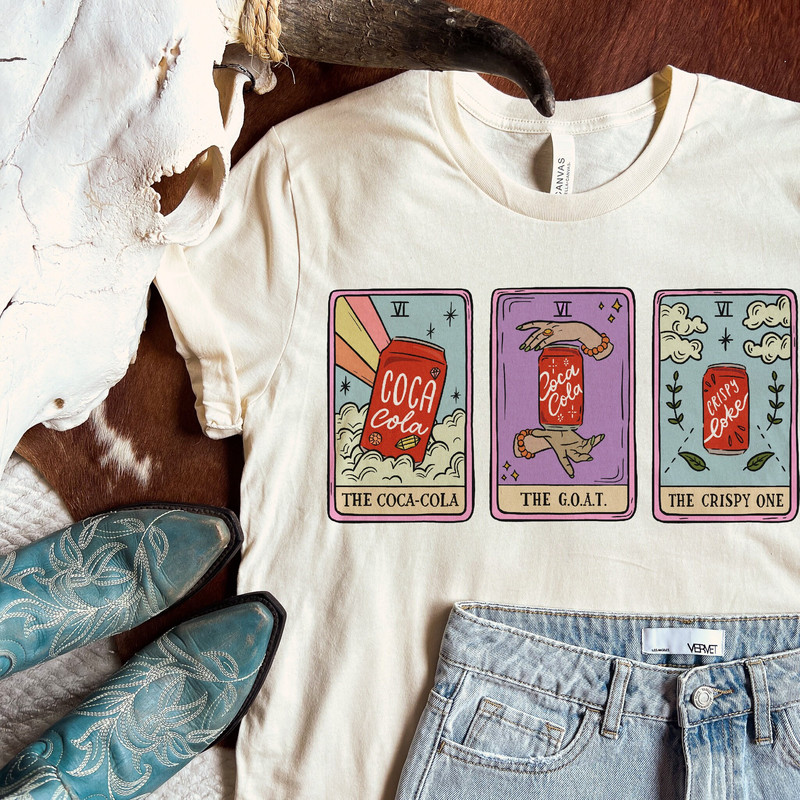 Coca-Cola Tarot Tee - Crispy Coke Girly  Diet Coke Mama  Coke Gift.jpg