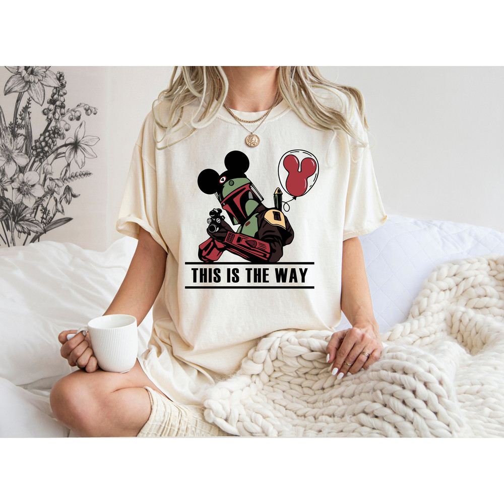 Comfort Colors This is the way Shirt,Disney Star Wars Shirt, Galaxy's Edge Shirt,Mandalorian T-shirt,Mouse Head Balloon Shirt,Disney Family.jpg