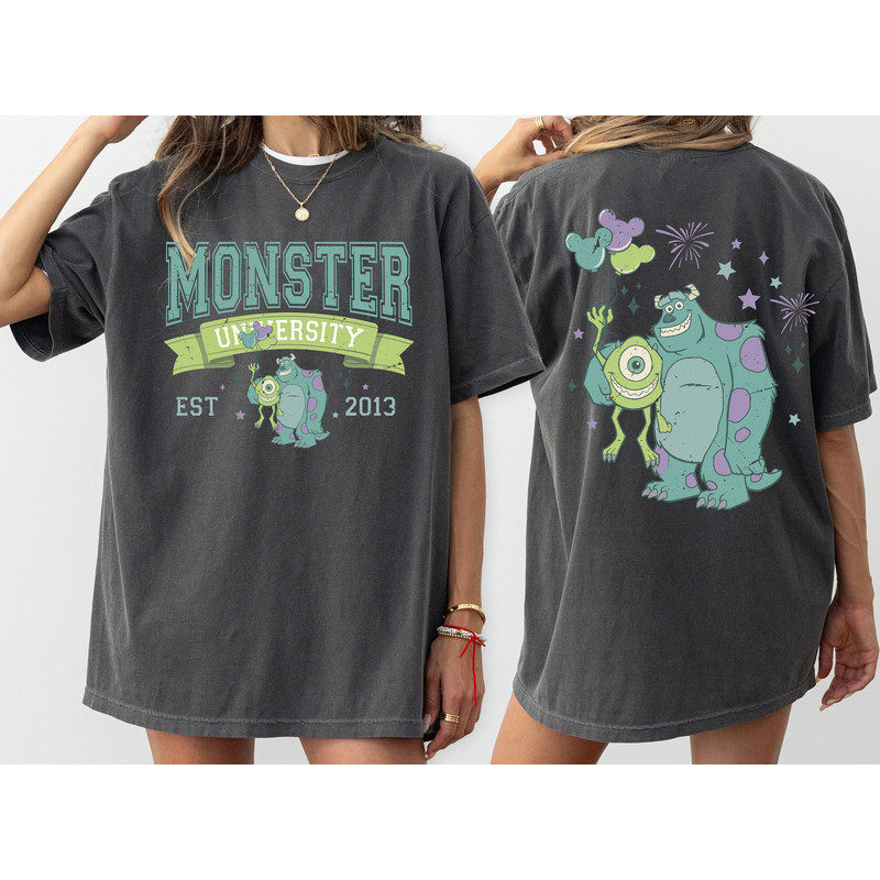 Comfort Colors Vintage Monsters University Shirt, Cartoon Monsters Shirt,Monsters Inc shirt,Family Vacation Shirt, Magical Kingdom, Balloons.jpg