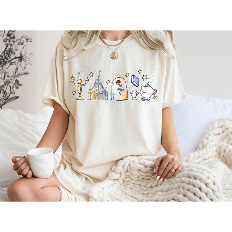 Comfort Colors Vintage Tale as Old as Time Shirt, Disney Princess Shirt, Family Vacation Shirt, Retro Princess Shirt, Magical Kingdom  Shirt.jpg