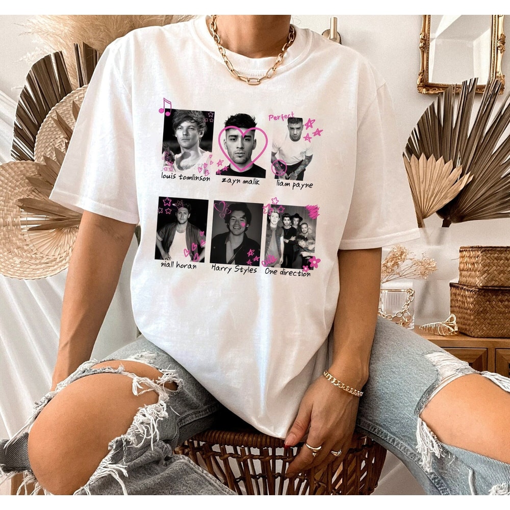 One Direction Fans T-Shirt, One Direction Band Shirt, 1D shirt, 1D Gift For Fan.jpg