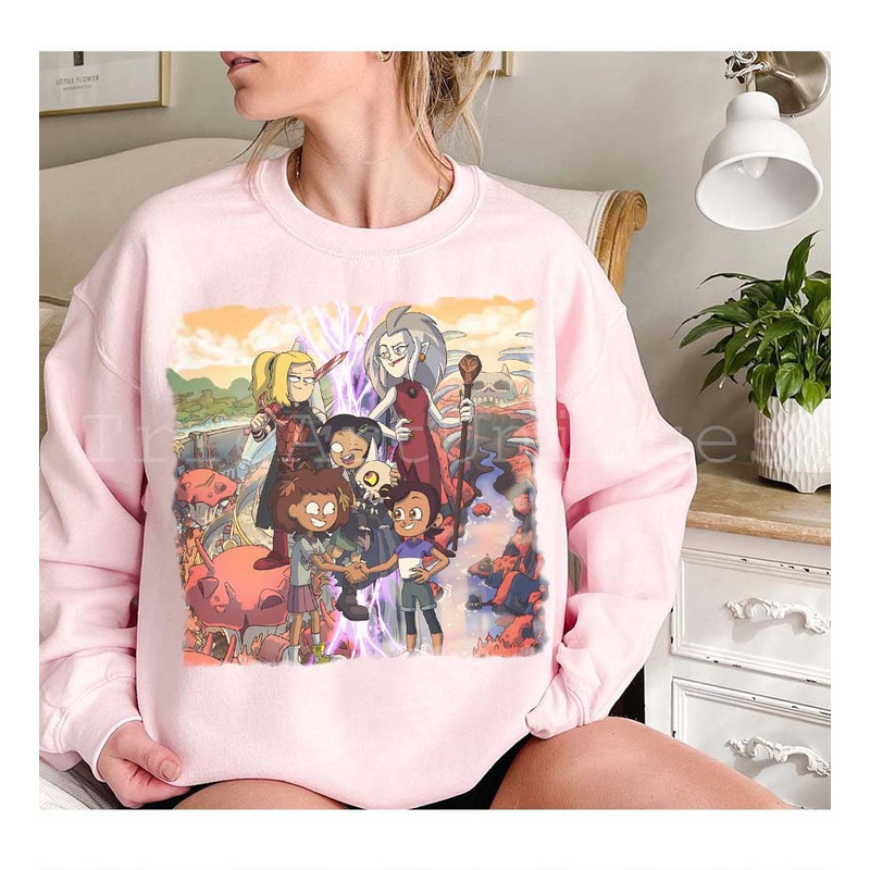 Amphibia meet Owl House shirt, Disney Luz Anne Edalyn Sasha shirt ,Disney The owl House shirt, Magic Kingdom shirt.jpg