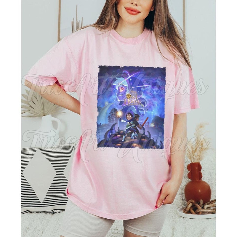 Disney The Owl House ss3 Shirt, The Owl House Tshirt, The Owl House Colector Luz Noceda Shirt, Hexside School Of Magic And Demonics Shirt.jpg