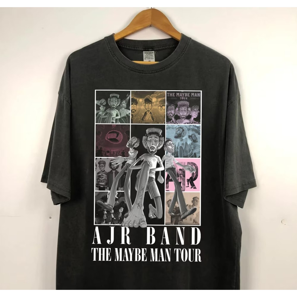 A.J.R Music Band Shirt, Vintage A.J.R 90s Shirt, A.J.R The Maybe Man Tour 2024 Shirt, 2024 Trendy Tee For Fans.jpg