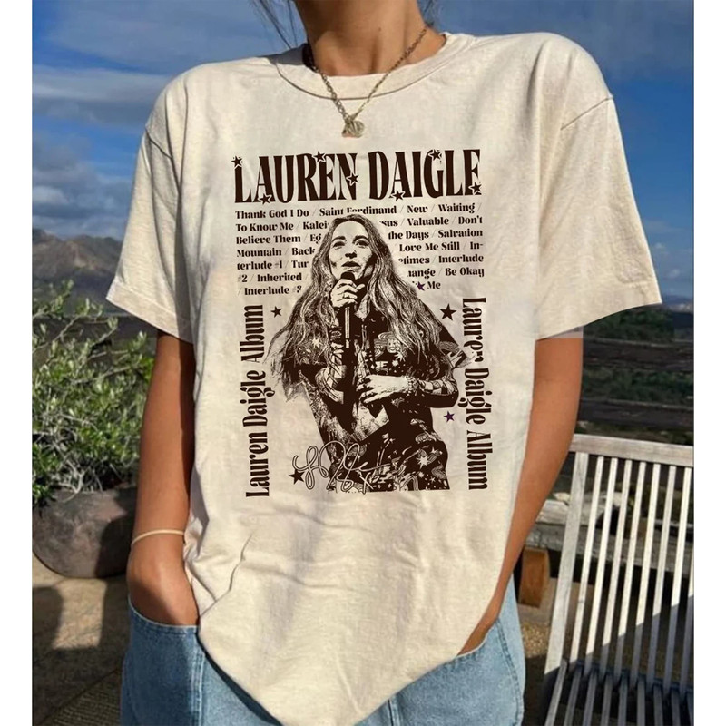 Comfort Color Lauren 90s tshirt, The Kaleidoscope Tour Shirt, Graphic Daigle Tour, Thank I Do Tour Gift for men women tshirt.jpg