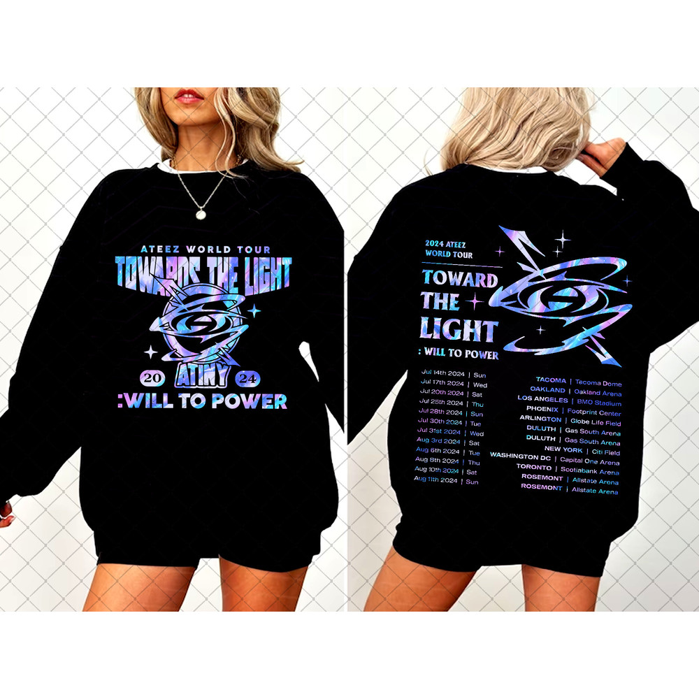 Ateez world tour, ateez concert shirt, ateez atiny, ateez tour shirt, towards the light, ateez tour 2024, ateez concert 2024.jpg