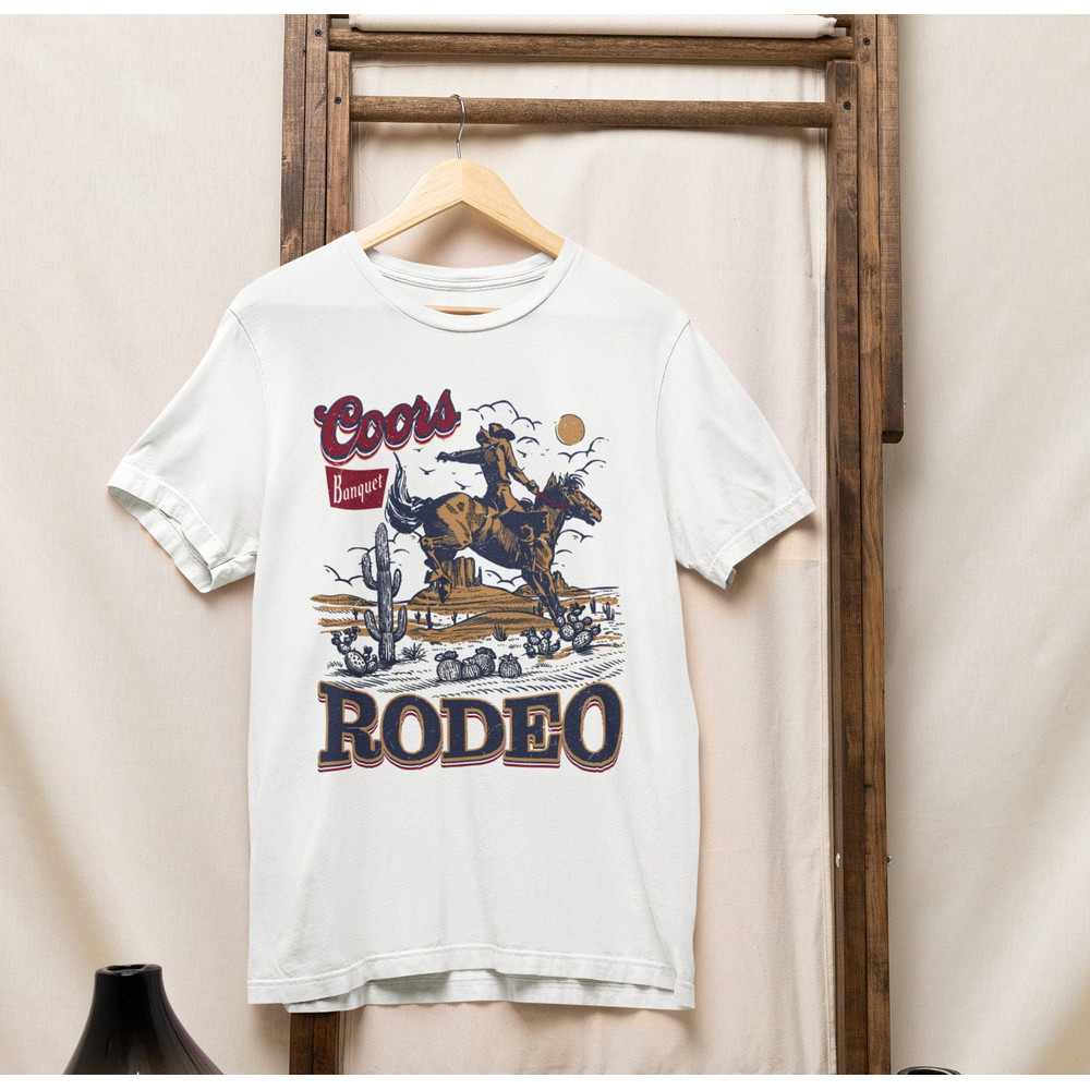 Coors Western Cowboy T-Shirt, Vintage 90s Graphic Western Shirt, Retro Coors Tee, Rodeo Oversize Cowboy Shirt, Wild West Gift, Cool Gift 2.jpg