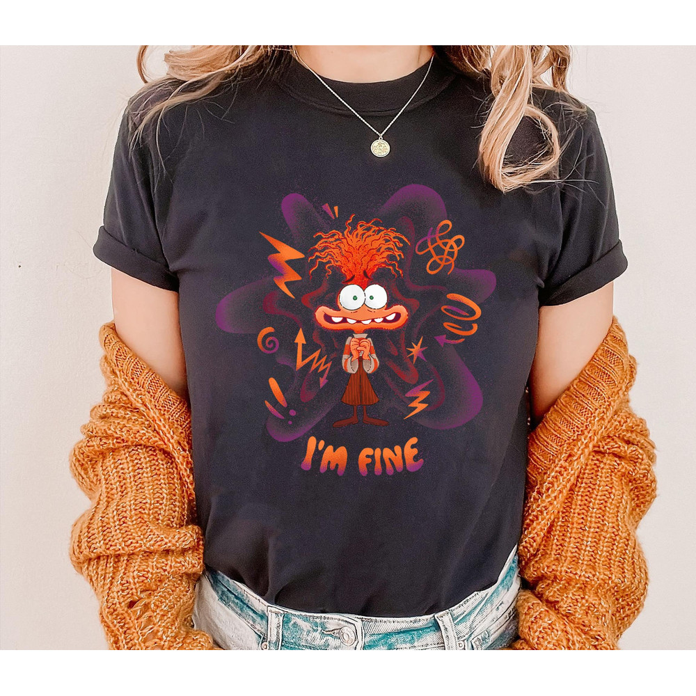 Emotional Anxiety Shirt, I'm Fine T-shirt, Inside Out Tee, Disney Family Vacation, Disneyland Trip.jpg