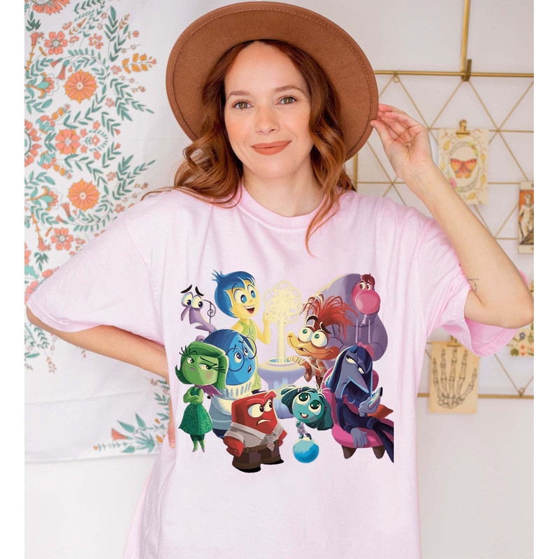 Emotions inside out characters, In My Emotional Adventure Shirt, Pixar’s Inside Out 2 Characters, Joy Disgust Fear Sadness Anger tee.jpg