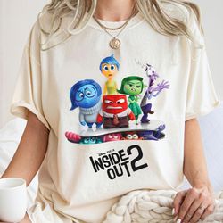 inside out official poster shirt, new emotions shirt, disney family vacation, disneyland trip
