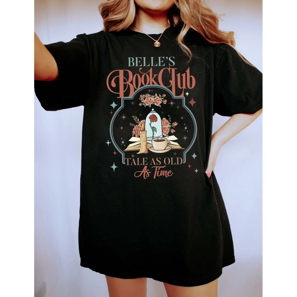 Retro Beauty and the Beast Shirt, Vintage Tale As Old As Time Shirt, Gift for her shirt, Belle Beauty Princess shirt, Family Vacation Gift.jpg