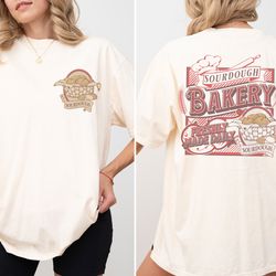 sourdough bakery shirt, retro sourdough vintage graphic t-shirt, retro bakery shirt, oversized baker shirt, vintage y2k