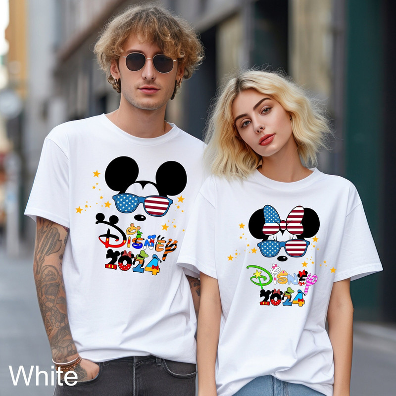 Disney 2024 Trip Shirt, Retro Mickey And Minnie Shirt, Disney Matching Shirt, Disney Trip Shirt,Comfort Colors,4th Of July Mickey Minnie1431.jpg