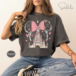 vintage disney castle comfort colorr shirt, disney castle balloons mickey ears sweater, the 1971 castle, disney trip shi