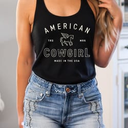 american cowgirl tank top, usa shirt, western rodeo shirt, country music texas shirt