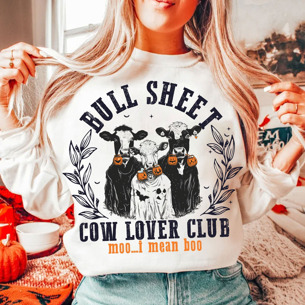 Bull Sheet PNG, Halloween Png, Bull Png, Ghost Cows Png, Funny Cow Png, Fall Png, Cow Lover Png, Spooky Season Png, Instant Download.jpg