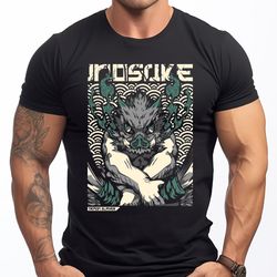 demon slayer shirt, inosuke shirt, kimetsu no yaiba shirt, rengoku set your heart ablaze shirt, anime hoodie, anime gitt