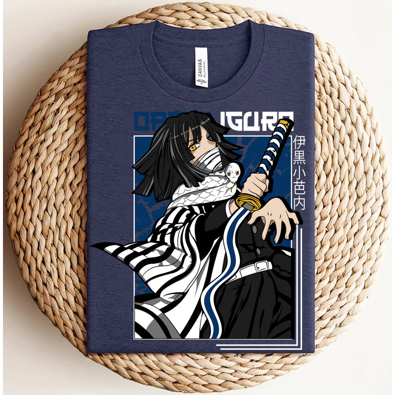 Obanai Iguro Shirt, Demon Slayer Shirt, Hashira Shirt, Anime Shirt, Anime Graphic Tee, Git For Him, Gift For Her, Gift For Kid, Unisex Shirt.jpg