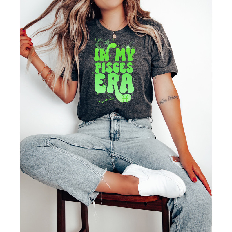 Pisces Zodiac Vintage Tee, Celestial Pisces Shirt, Oversized Tee, Astrology, Horoscope, Birthday Gift, Gift For Her, Horiscope.jpg