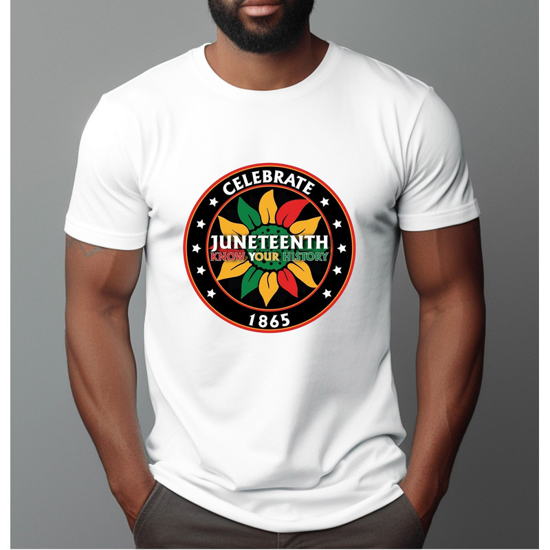 Celebrate Juneteenth Know Your History 1865 Shirt, Juneteenth Shirt, Black Lives Matter T-Shirt, Freedom Shirt, African American Shirt.jpg