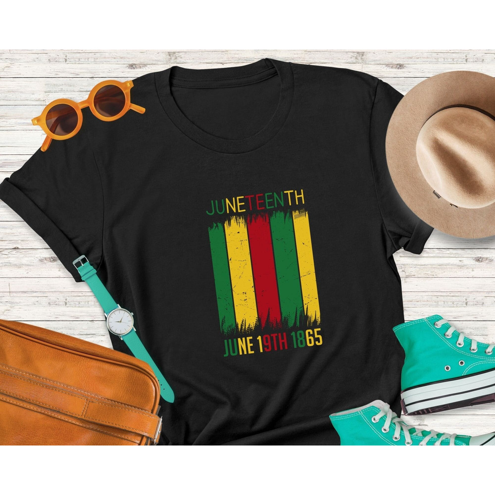 June 19th 1865 Shirt, Juneteenth T-shirt, Black Lives Matters Shirt, Freedom Day Sweatshirt, Black Independence Day, Afro American Shirts.jpg