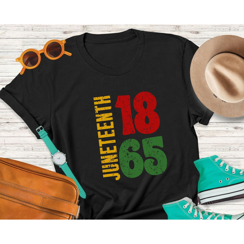 Juneteenth 1865 Shirt, Freedom Day Sweatshirt, Black Independence Day Gift, Civil Rights Shirt, Black Lives Matter, Human Rights Shirt.jpg