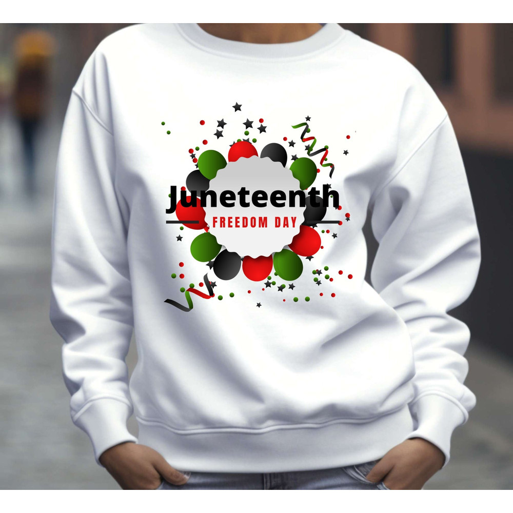Juneteenth Freedom Day T-Shirt, Black Green Red Celebration Tee, Unisex Adult Clothing, Fashionable Festive Shirt, Juneteenth T-shirt.jpg