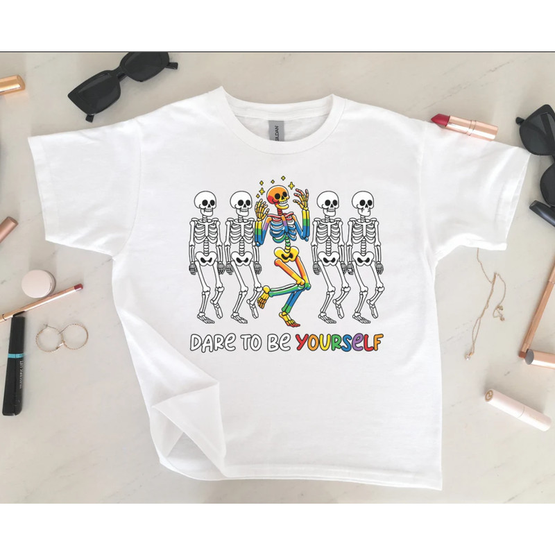 Clowncore Baby Tee Pride Baby Tee lgbt Queer Shirt Pride Month Shirt Bisexual Pride Crop Top Pansexual Baby Tee Dark Coquette.png