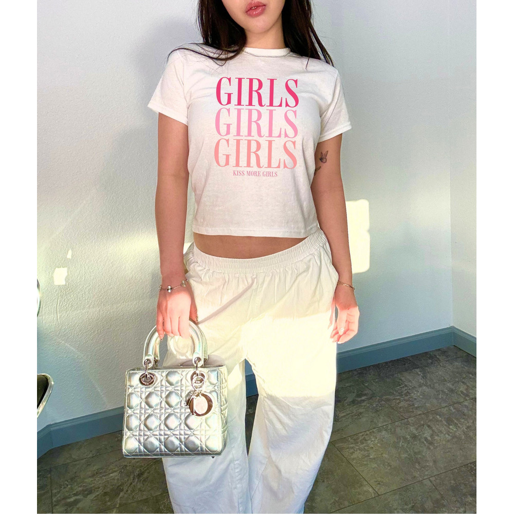 Pride Shirt Lesbian Shirt Lesbian Baby Tee Clowncore Baby Tee lgbt Shirt Bisexual Pride Crop Top Pride Month Shirt Queer Shirt Pride Apparel.jpg