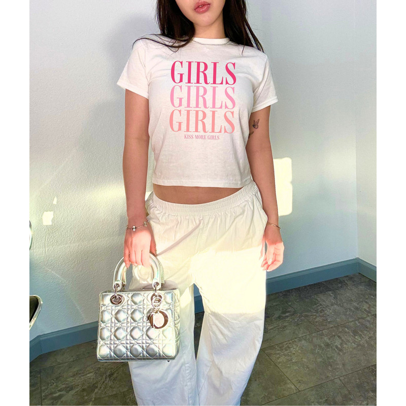 Pride Shirt Lesbian Shirt Lesbian Baby Tee Clowncore Baby Tee lgbt Shirt Bisexual Pride Crop Top Pride Month Shirt Queer Shirt Pride Apparel.jpg