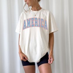 america t-shirt, fourth of july shirt t-shirt, usa shirt, summer bbq t-shirt, comfort colorsr womens 4th of july shirt