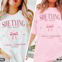 bachelorette party shirts, bridal party gifts, she found her lover, personalized bach club shirt, bachelorette social