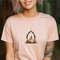 A Merry Christmas T-shirt that pictures, the First Christmas there’s a high-quality drawing of Mary and baby Jesus in a simple manger scene..jpg