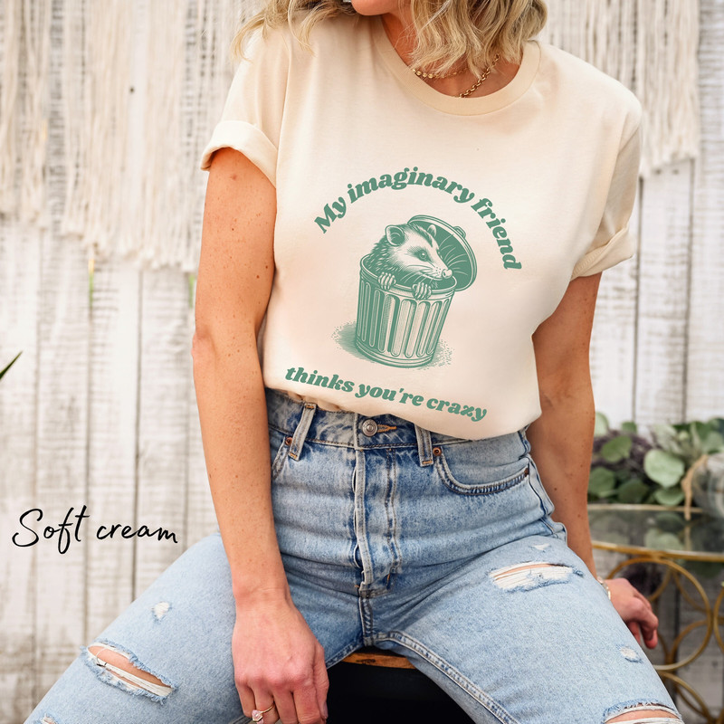 Opossum Shirt Unhinged Tshirt Birthday Gift Possum Shirt Ironic Shirt Cool Stuff Possum Gift Trending Now Weird Stuff y2k Shirt Weirdcore.jpg