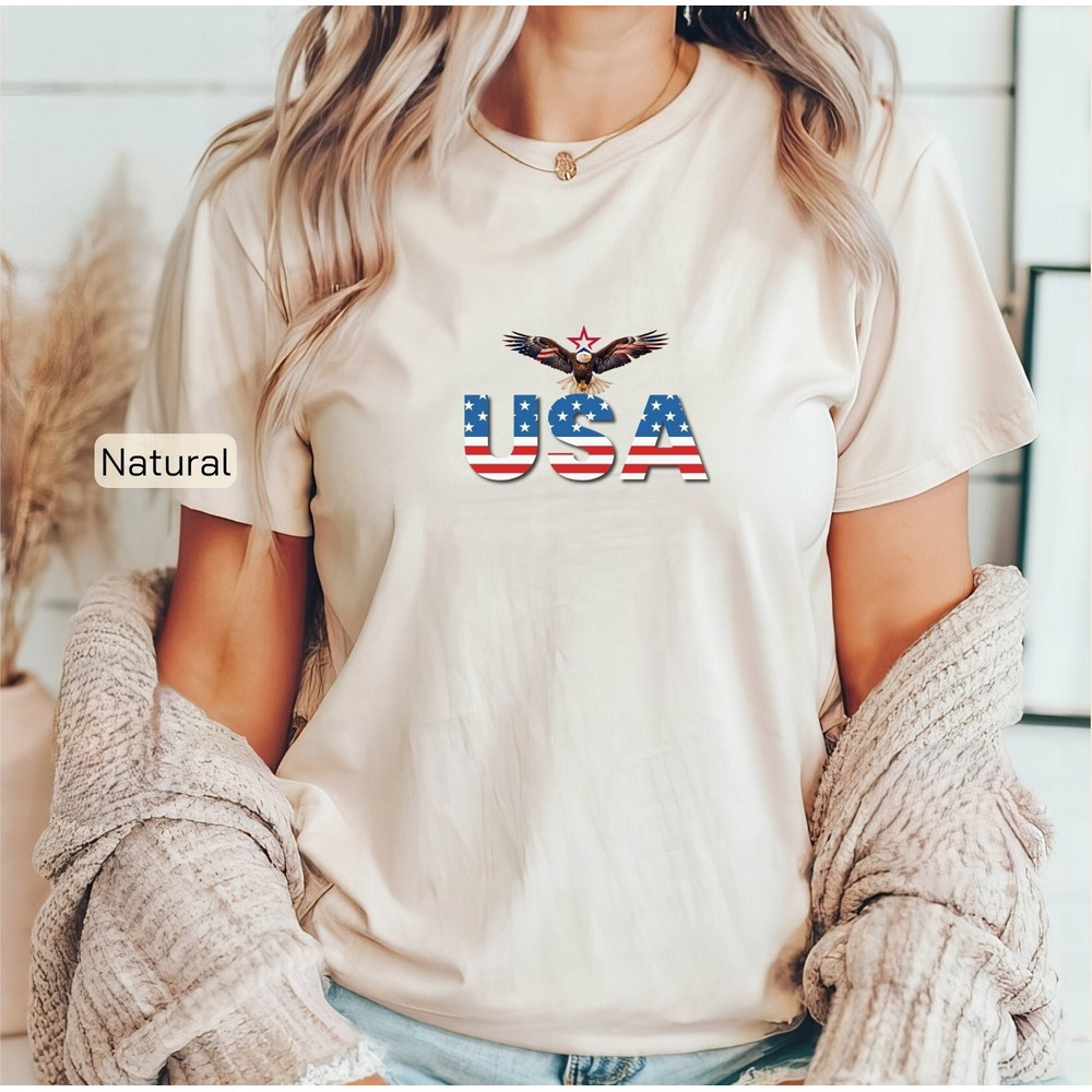 USA American eagle tshirt, 4th of July shirt, veteran shirt, flag tshirt, patriotic tshirt, American tshirt, gift fro him, gift for her.jpg