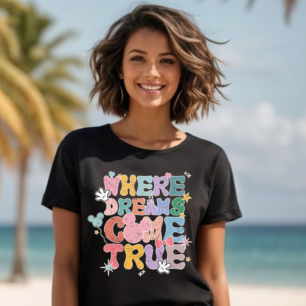 Where Dreams Come True T-Shirt, Taylor Castle Tee, Princess Vacation Shirt for Magical Park, Disney Silhouette Tee, Swiftie T-Shirt,.jpg