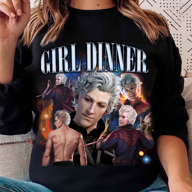 Astarionn Girl Dinner Shirt, Astarionn Meme Sweatshirt, Astarionn Bg3 Tee, Rogue Vampire High-Elf Shirt, Baldur's Gate 3 Shirt,Video Game.jpg