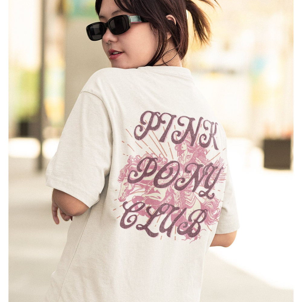 Chappell Roan Pink Pony Club Cowgirl Graphic Vintage Style - Unisex Jersey Short Sleeve Tee.jpg