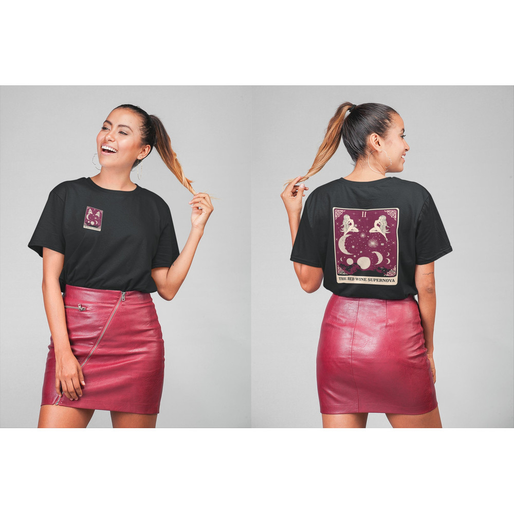 Chappell Roan Red Wine Supernova Tarot Card - Midwest Princess Tour - Comfort Colors Gender-Neutral Garment-Dyed T-shirt 1.jpg
