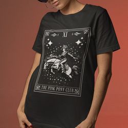 chappell roan pink pony club tarot card design vintage style - unisex jersey short sleeve shirt